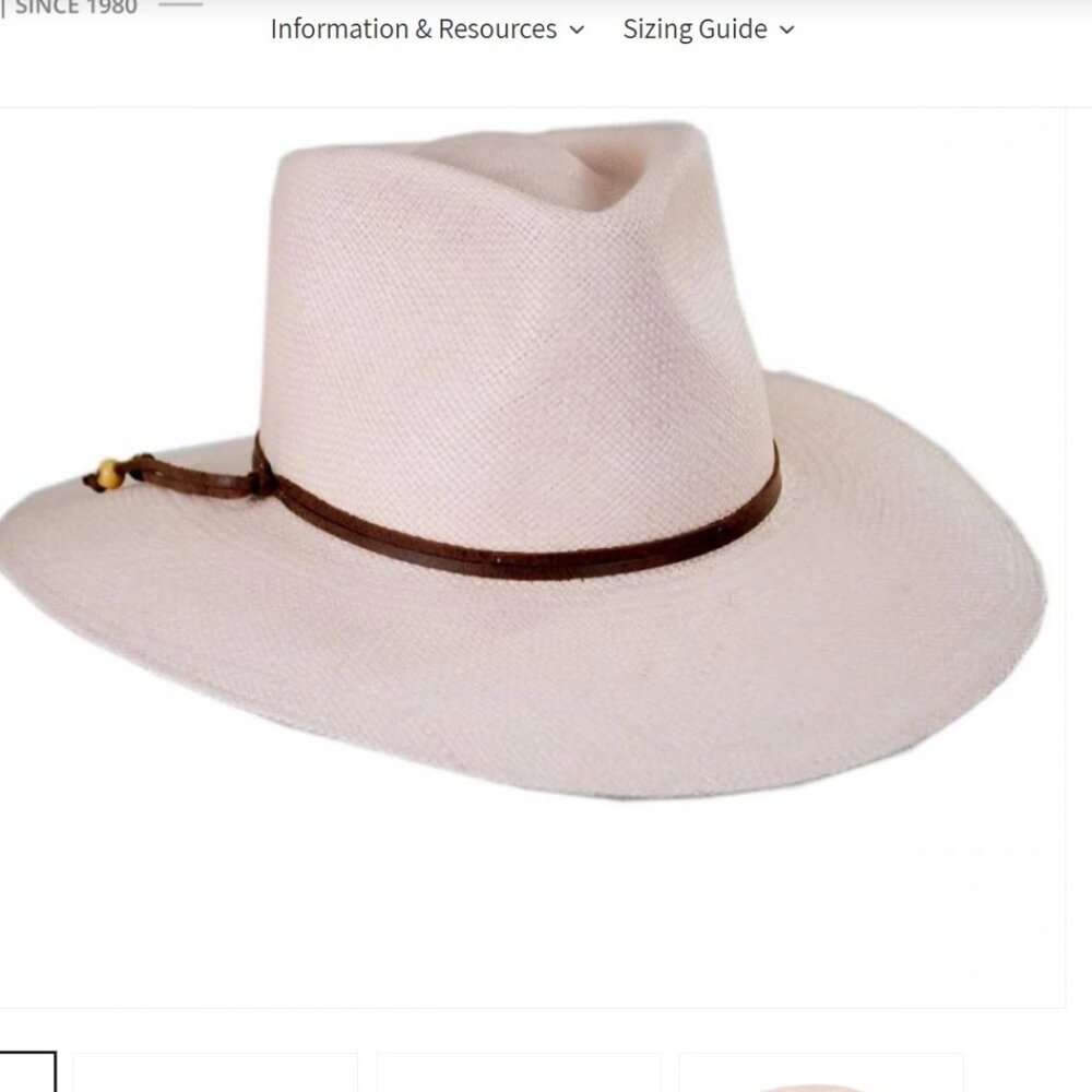 ** BAGALLI HATS - Tessa Panama Straw Hat - Picture 9 of 9
